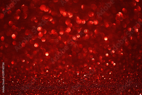Beautiful red bokeh background