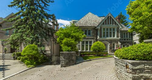Custom built luxury house in the suburbs of Toronto, Canada. © PhotoSerg