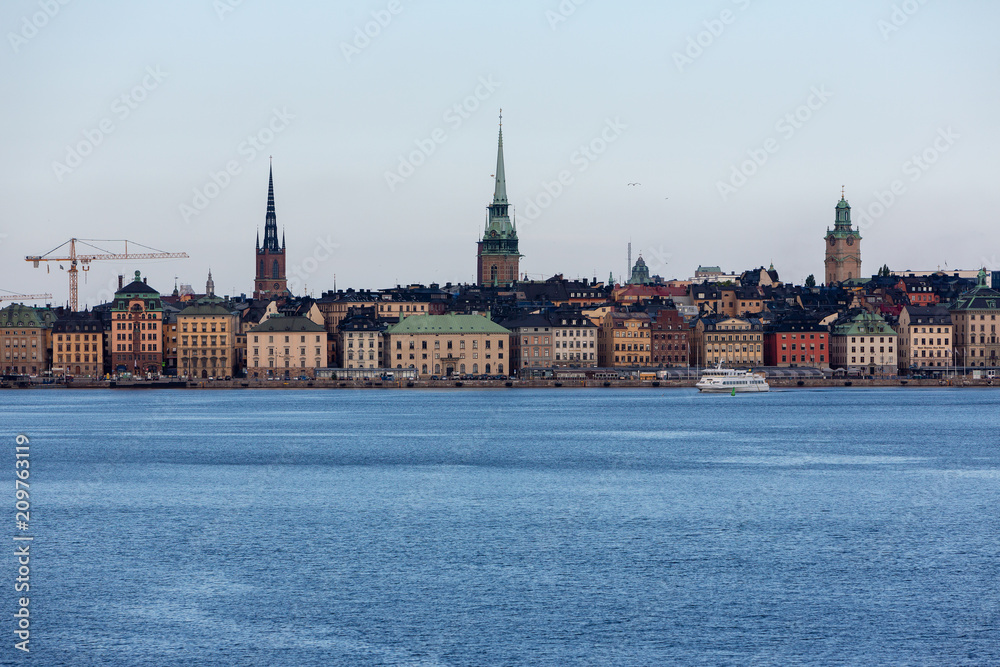 The Swedish capital Stockholm..