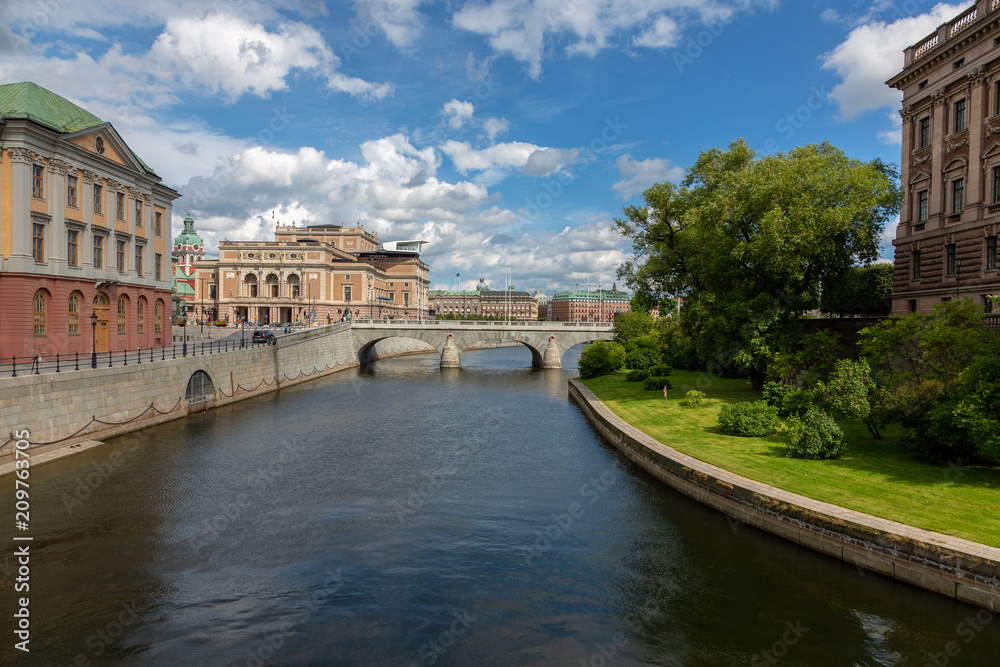 Fototapeta premium The Swedish capital Stockholm..