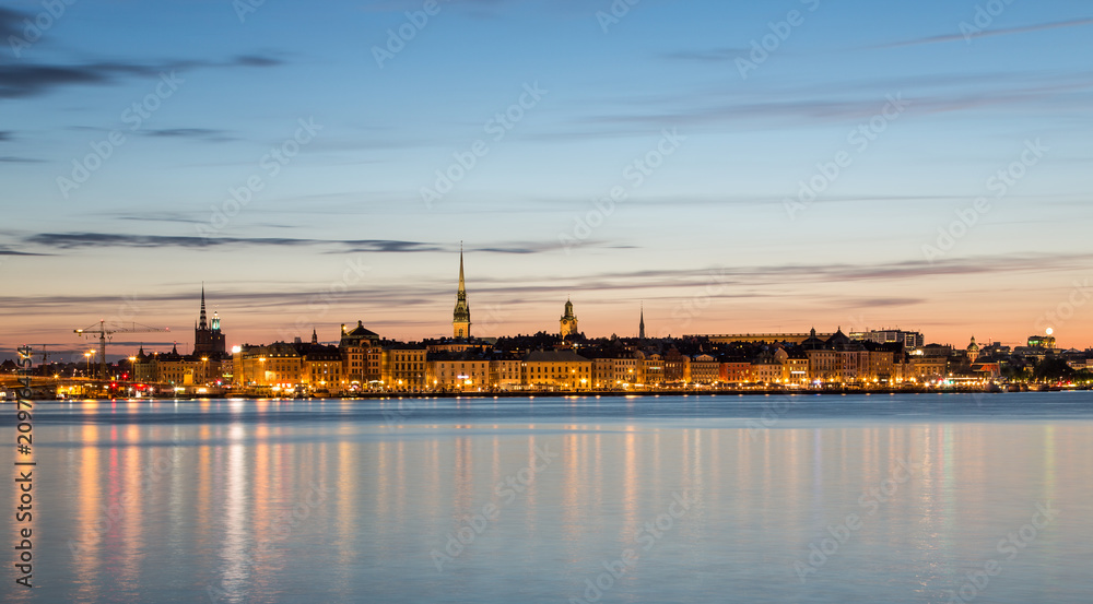 The Swedish capital Stockholm..