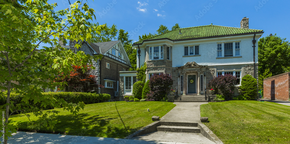 Custom built luxury house in the suburbs of Toronto, Canada.