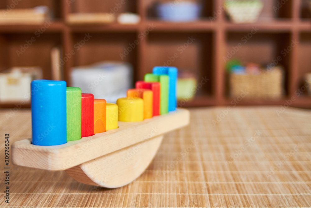 Montessori wooden scale Montessori wooden scale
