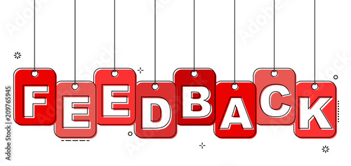 red flat line tag feedback