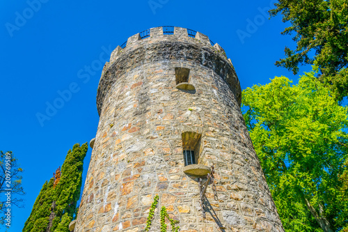 A guard tower inside of the Powerscourt Estate in Ireland photo