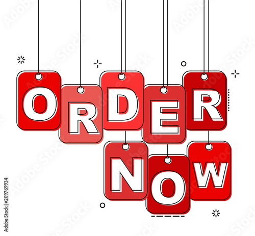 red flat line tag order now