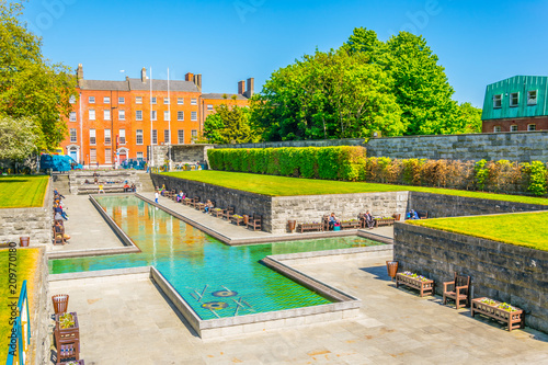 Photography Garden of Remembrance in the central Dublin, Ireland