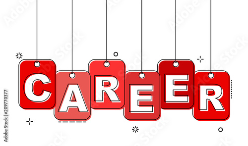 red flat line tag career