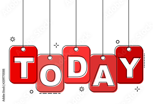 red flat line tag today