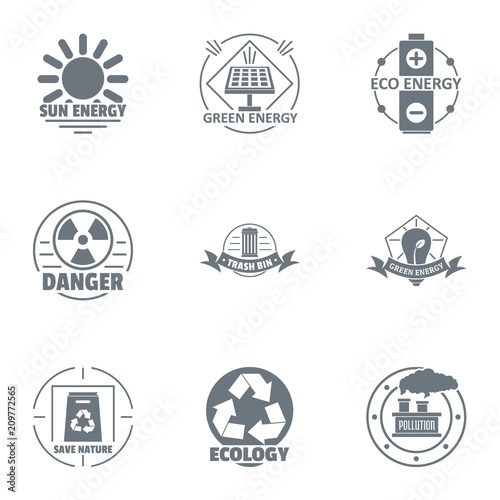 Jeopardy logo set. Simple set of 9 jeopardy vector logo for web isolated on white background