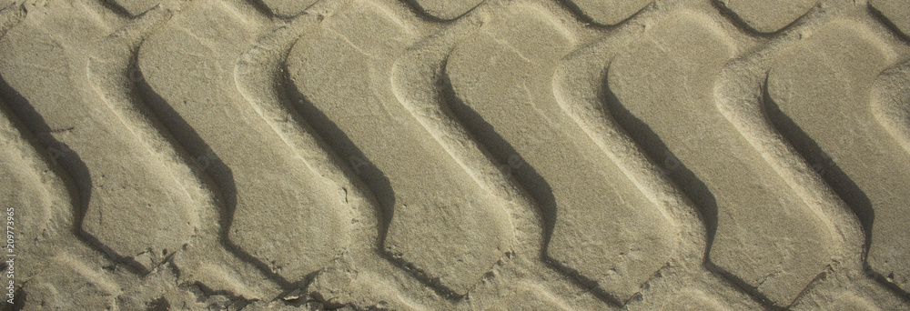 Fototapeta premium Struktur auf Sand