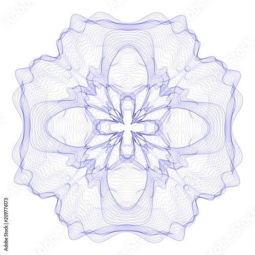 Vector guilloche graphics