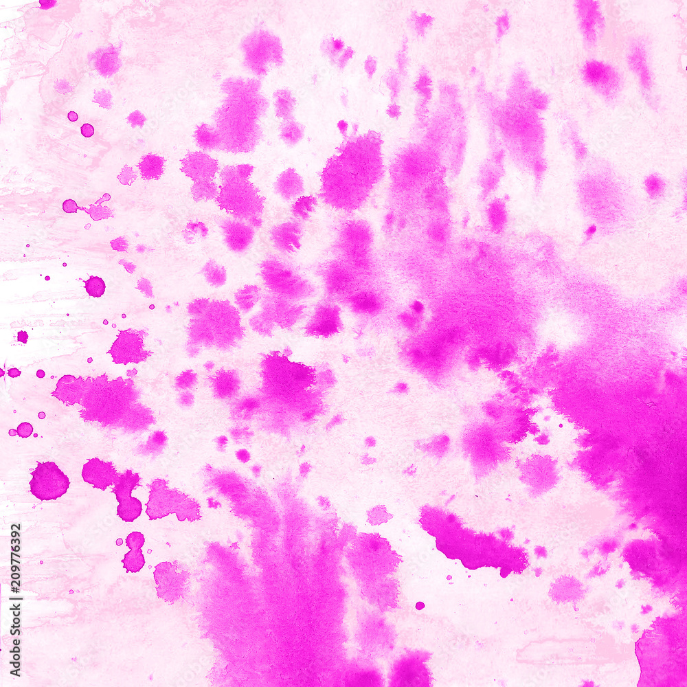 Purple watercolor illustration background.