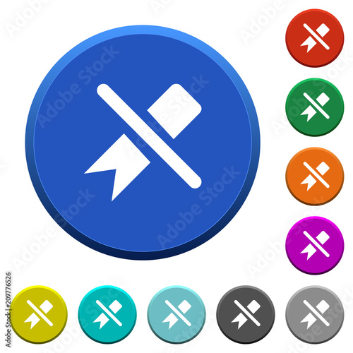 Untag beveled buttons