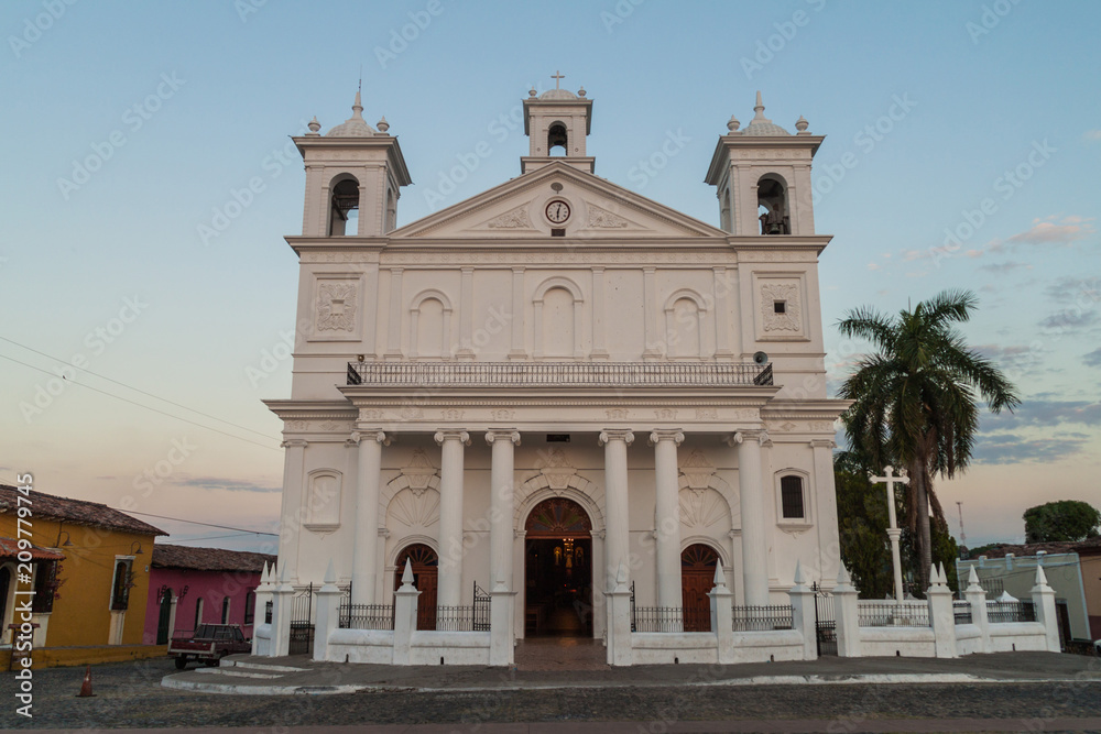 Santa Lucia church in Suchitoto, El Salvador
