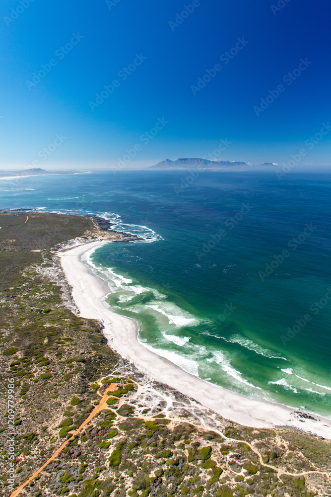 Beach South Africa from the air