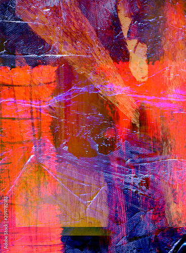 Wallpaper Mural Abstract oil On Canvas Torontodigital.ca