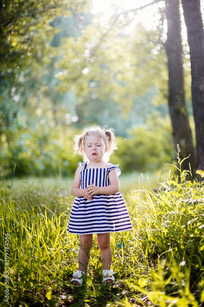 Little girl crying. Little girl crying.