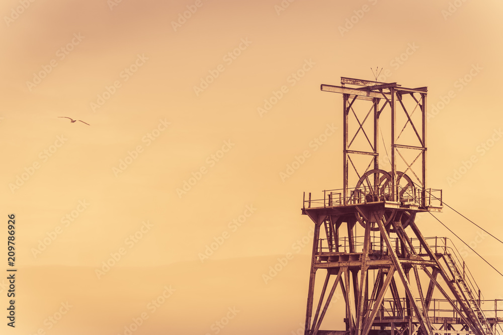 Geevor tin mine in Cornwall