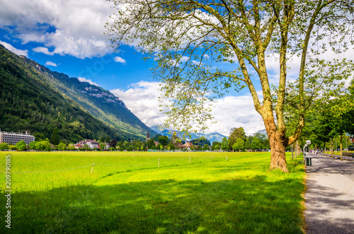 Beautiful landscape of Interlaken  Switzerland
