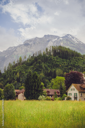 Beautiful landscape of Interlaken, Switzerland