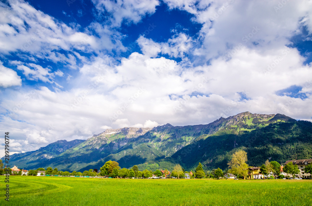 Beautiful landscape of Interlaken, Switzerland Beautiful landscape of Interlaken, Switzerland