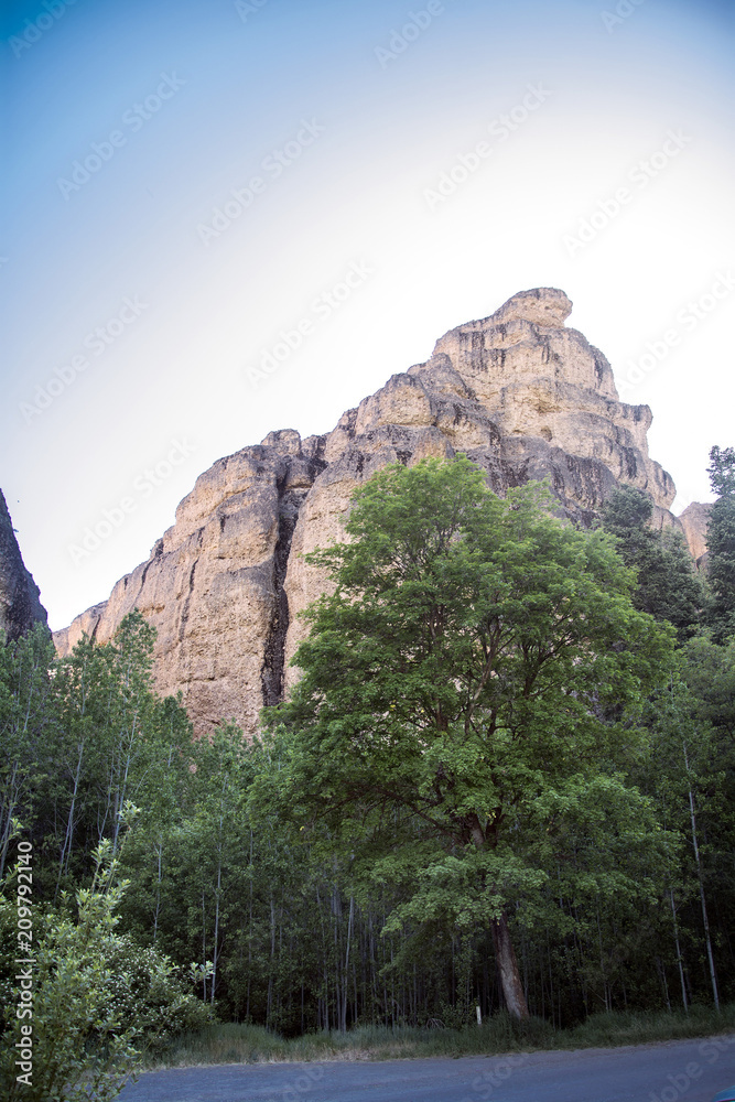 maple canyon utah where it is a popular destination for rock climbers 