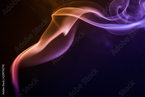 Smoke (02) - Purple & Orange