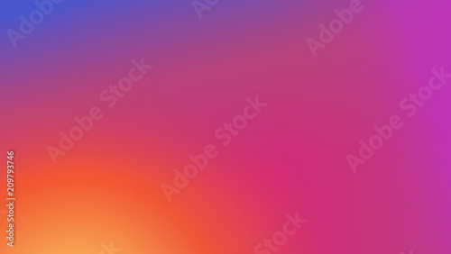Colorful vector modern fresh gradient background. photo