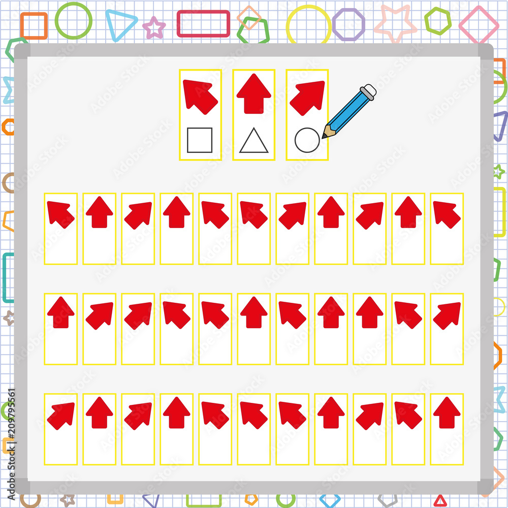 visual perception game. perception game for child, attention ...