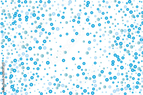 Abstract blue water drops, ...