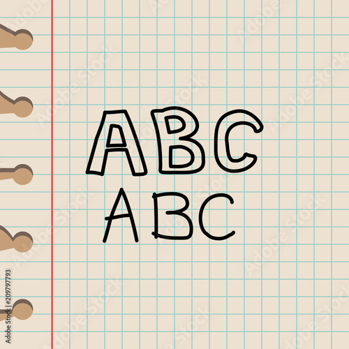 alphabet sketch icon. Element of education icon for mobile concept and web apps. Outline alphabet sketch icon can be used for web and mobile