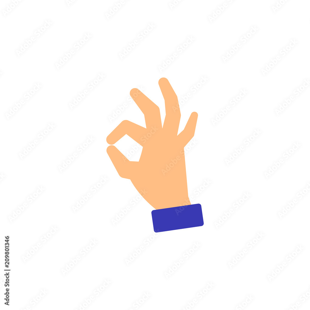 hand everything is fine colored illustration. Element of colored food icon for mobile concept and web apps. Detailed hand everything is fine icon can be used for web and mobile hand everything is fine colored illustration. Element of colored food icon for mobile concept and web apps. Detailed hand everything is fine icon can be used for web and mobile