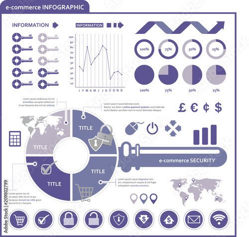 Vector eCommerce Infographic Elements