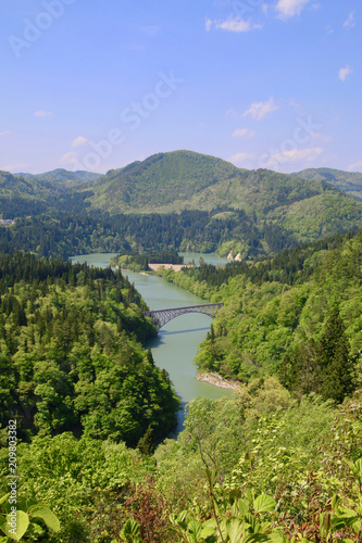 只見線・第1橋梁（福島県・三島町）