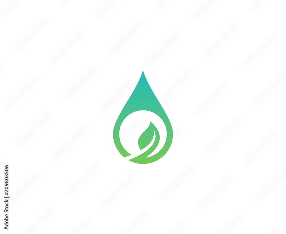 Water drop logo Water drop logo