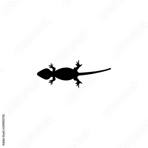silhouette of a lizard icon. Element of animals icon for mobile concept and web apps. Detailed silhouette of a lizard icon can be used for web and mobile