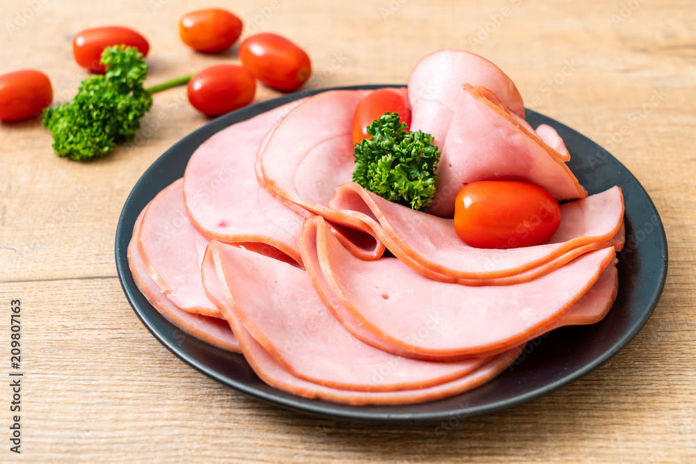 smoked ham sliced smoked ham sliced