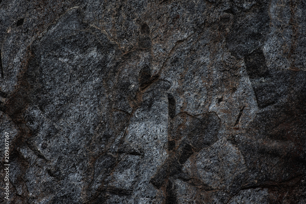 Fototapeta premium Dark stones texture pattern nature background.