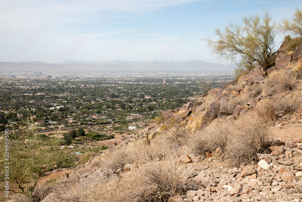 Slope on Camelback mountain in Phoenix, Arizona Slope on Camelback mountain in Phoenix, Arizona