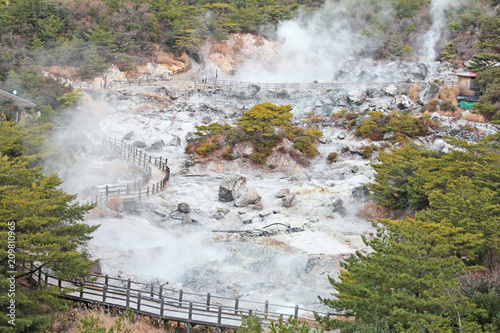 雲仙地獄 温泉地 長崎県