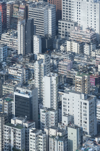 aerial view of Hong Kong city