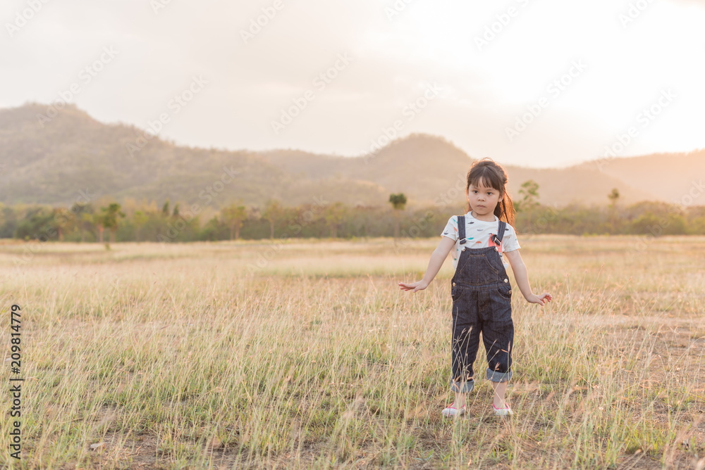 girl in the meadow