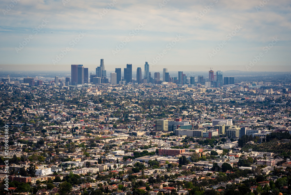 Down Town Los Angeles From Griffith Observatory 3