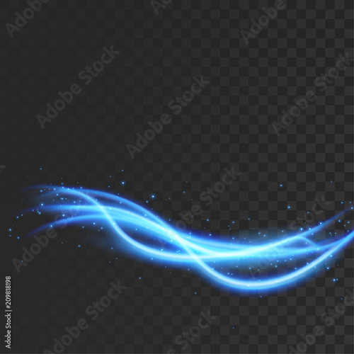 Soft futuristic abstract magical fashion speed light streaks layout