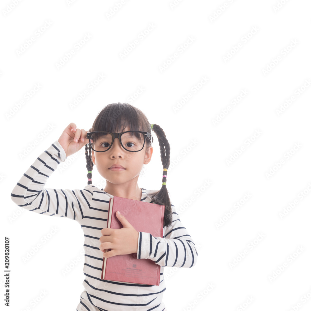 Little girl kid adorable cute book education portrait concept Little girl kid adorable cute book education portrait concept