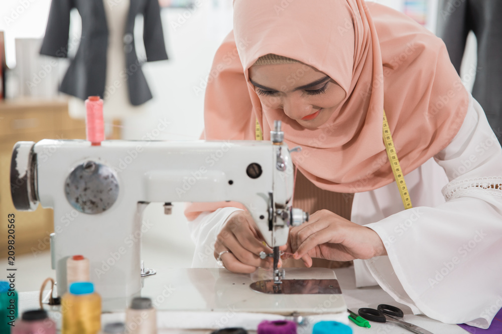 young muslim fashion designer