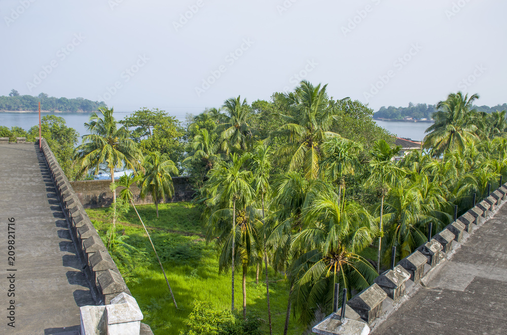 Naklejka premium The museum old prison to Port Blair India