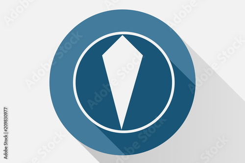 Icono azul de marcador.