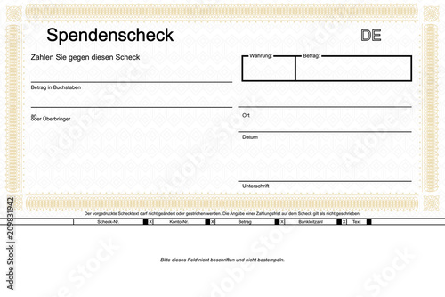 Scheck Ornament - gold
